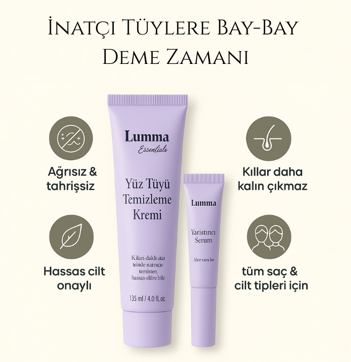 Yüz Tüyü Temizleme Kremi