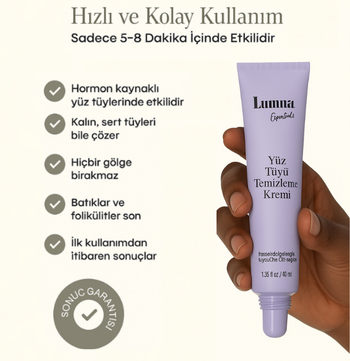 Yüz Tüyü Temizleme Kremi